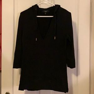 Talbots Petites black light weight hoodie